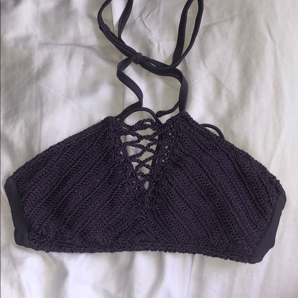 Target Swim Deep Purple Halter Bikini Top Poshmark